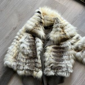 EKSO fox fur bomber